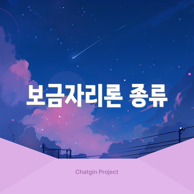 보금자리론 종류