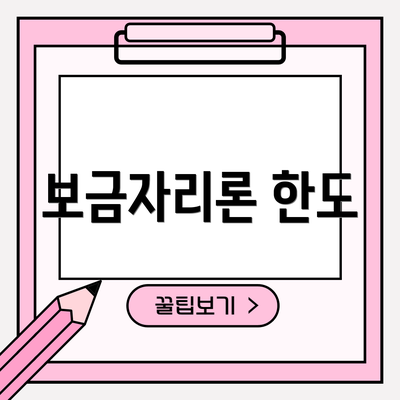 보금자리론 한도