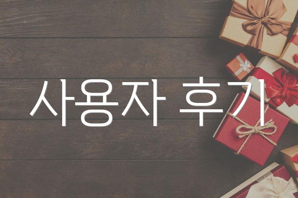 사용자 후기