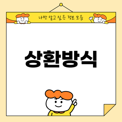 상환방식