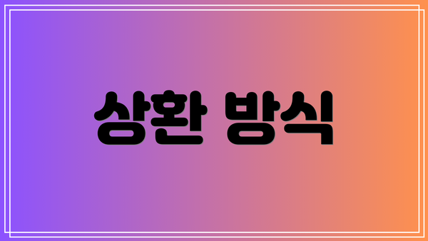 상환 방식