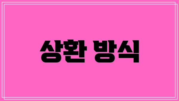 상환 방식