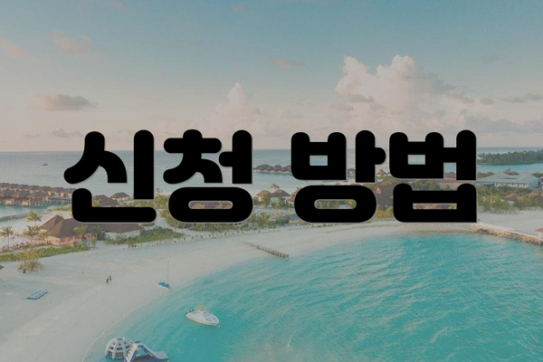 신청 방법