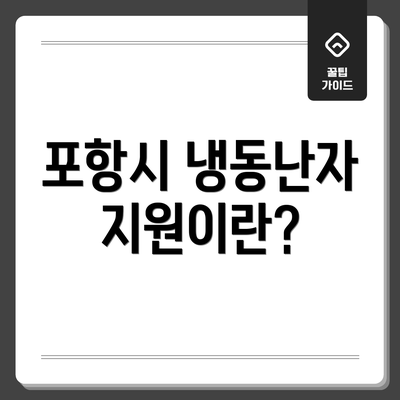 포항시 냉동난자 지원이란?