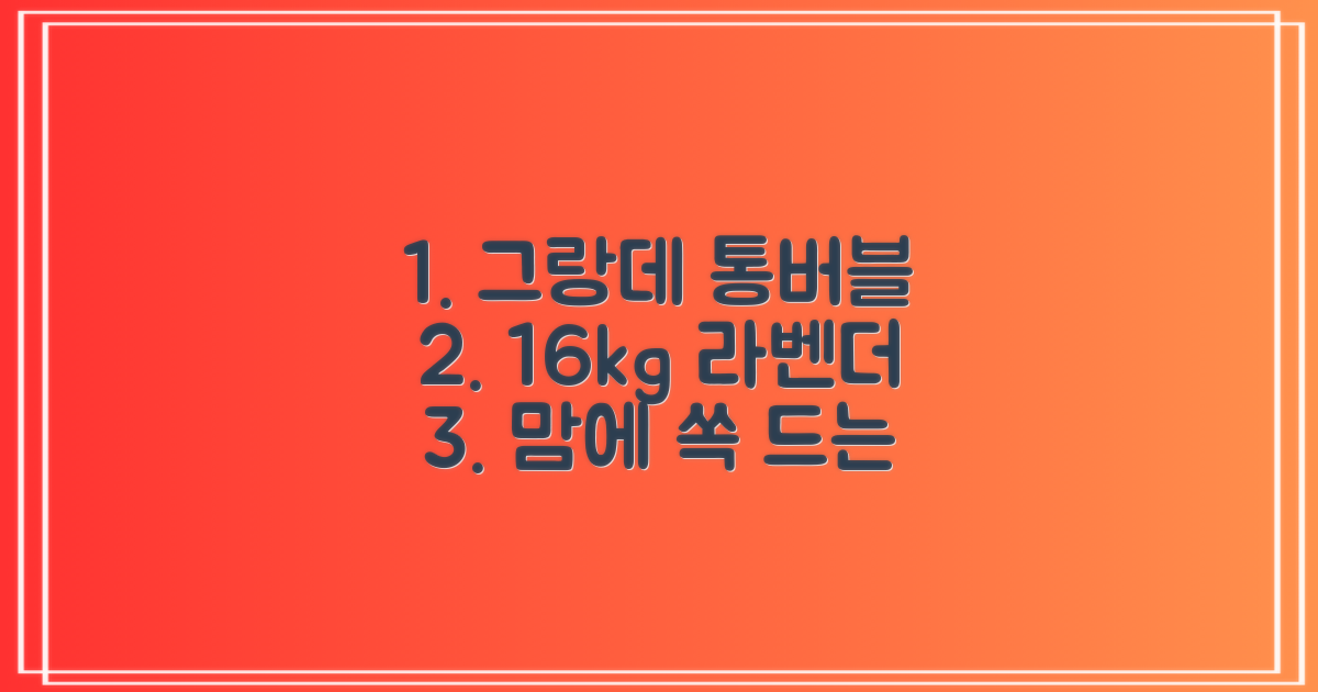 삼성전자 그랑데 통버블 세탁기 WA16CG6441BY 16kg 방문설치, 라벤더그레이 추천 리뷰