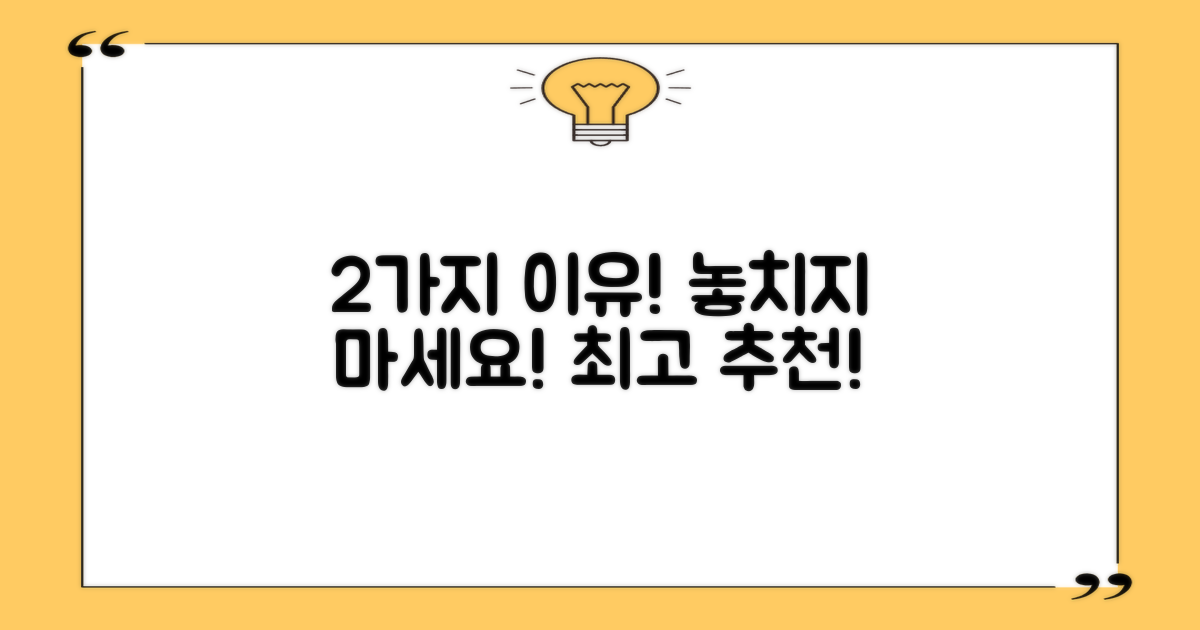 2가지 추천 이유