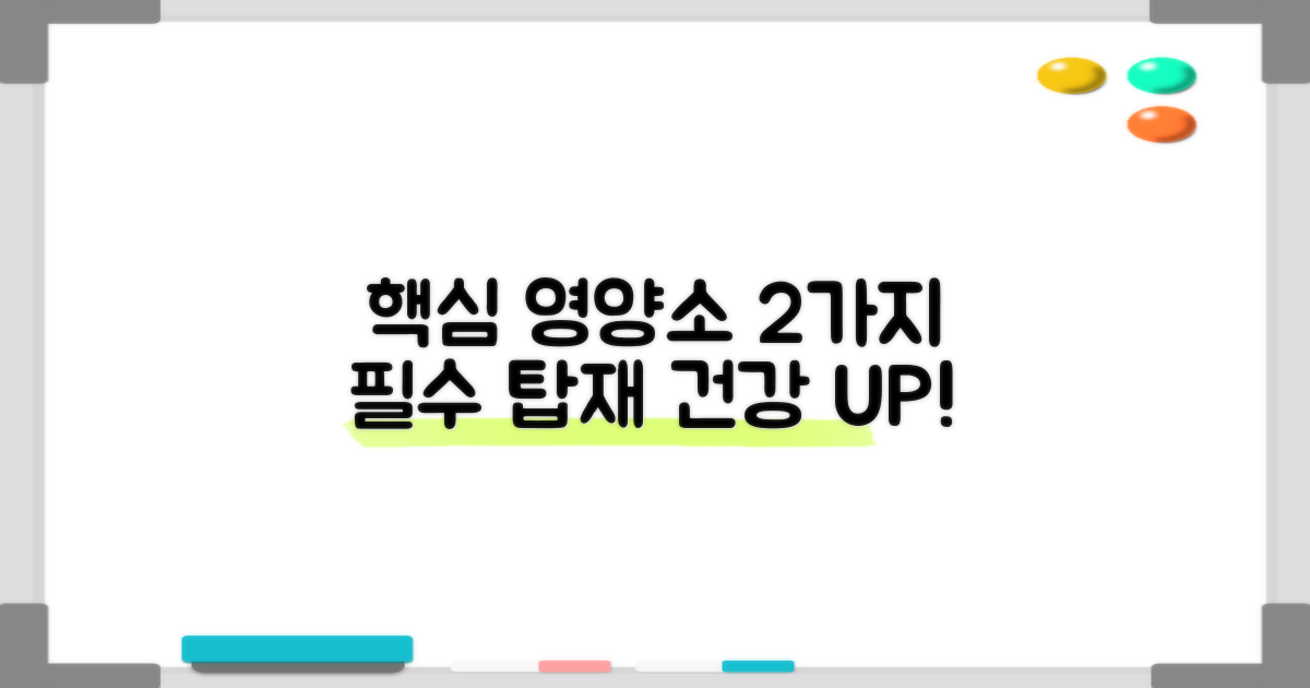 2가지 핵심 영양소 함유